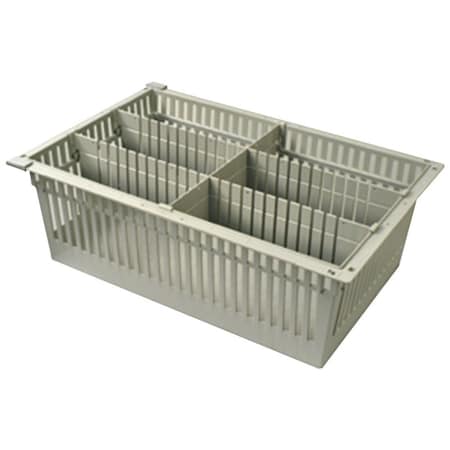Harloff 8 in Tray for MedStor Max Cabinets, One Short and Two Long Dividers 81032-6